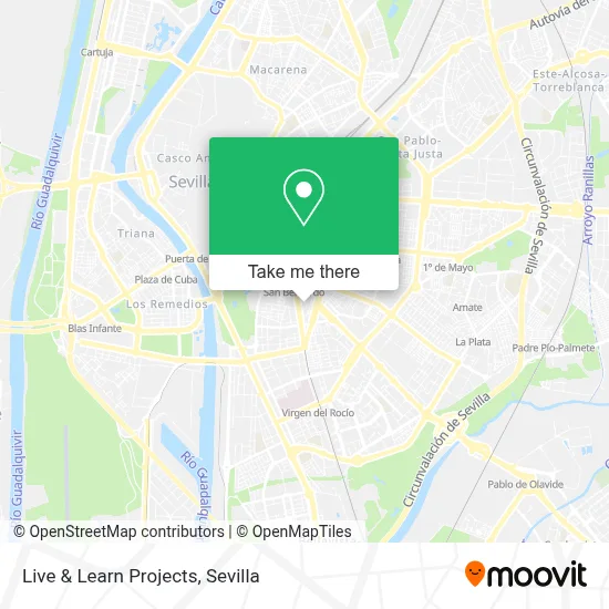 Live & Learn Projects map