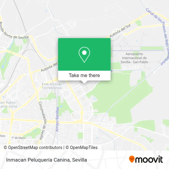 Inmacan Peluquería Canina map
