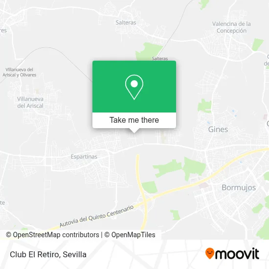 Club El Retiro map