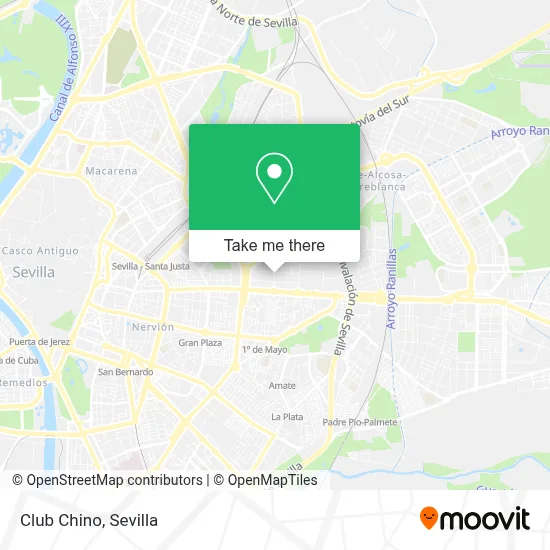 Club Chino map