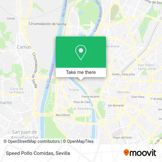 Speed Pollo Comidas map
