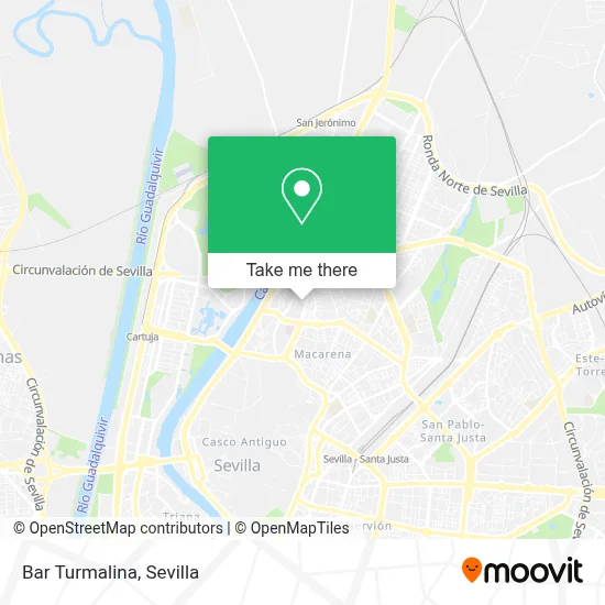 Bar Turmalina map
