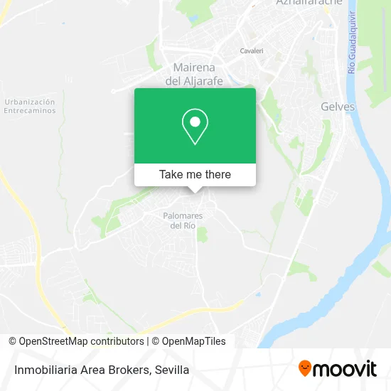 Inmobiliaria Area Brokers map