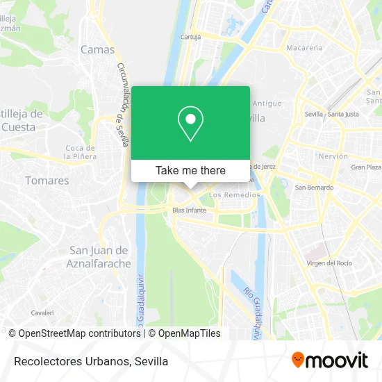 Recolectores Urbanos map