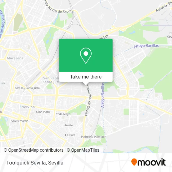 Toolquick Sevilla map