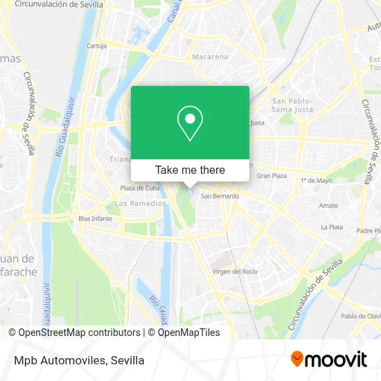 Mpb Automoviles map
