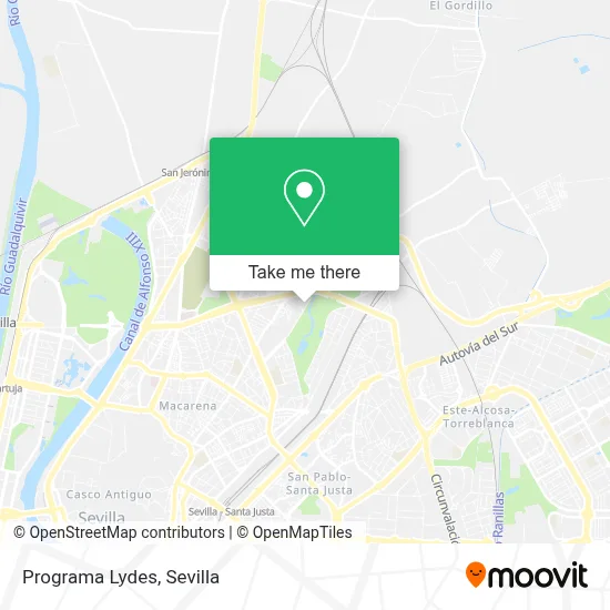 Programa Lydes map