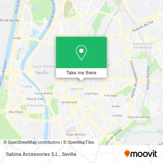 Sabina Accessories S.L. map