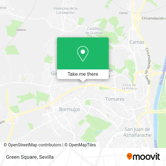 Green Square map