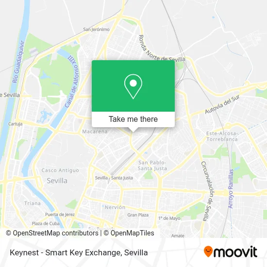 Keynest - Smart Key Exchange map