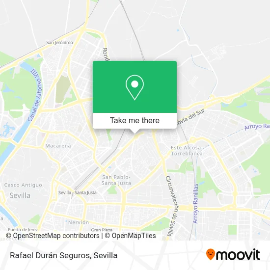 Rafael Durán Seguros map