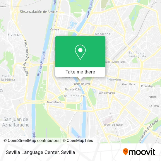 Sevilla Language Center map
