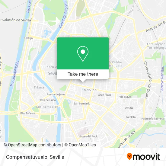 Compensatuvuelo map
