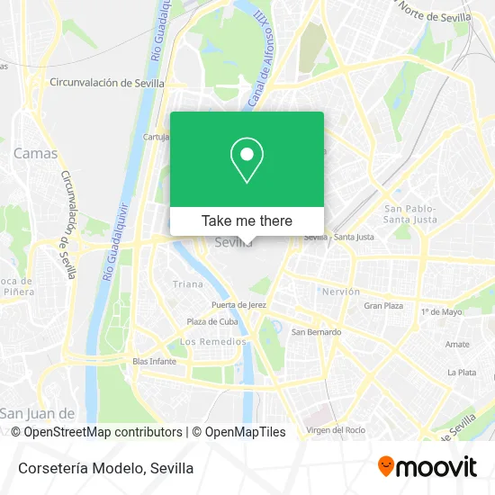 Corsetería Modelo map
