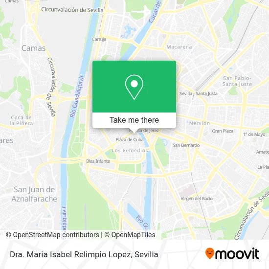Dra. Maria Isabel Relimpio Lopez map
