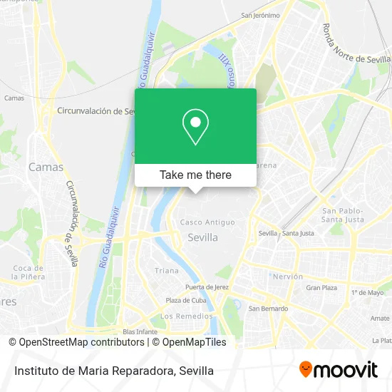 Instituto de Maria Reparadora map