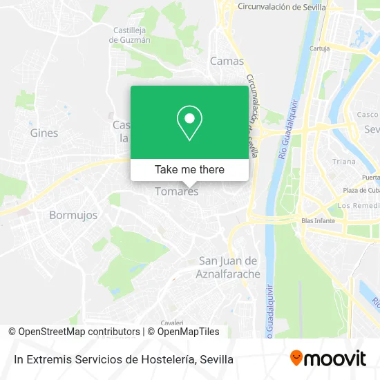 In Extremis Servicios de Hostelería map