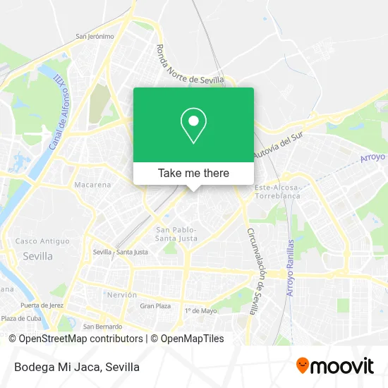 Bodega Mi Jaca map
