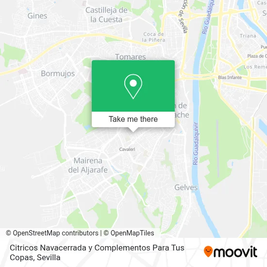 Citricos Navacerrada y  Complementos Para Tus Copas map