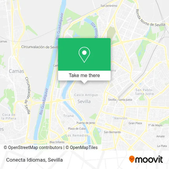 Conecta Idiomas map