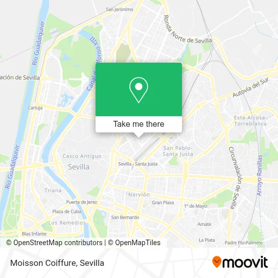 Moisson Coiffure map