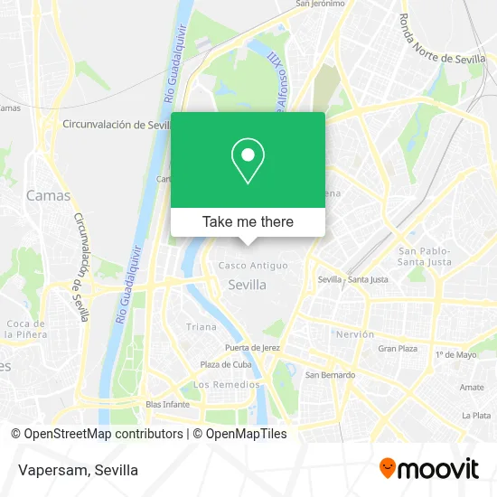 Vapersam map