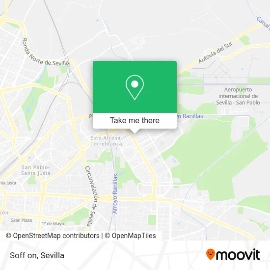 Soff on map