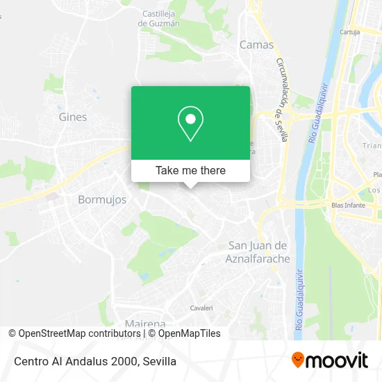 Centro Al Andalus 2000 map