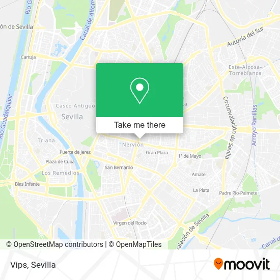 Vips map