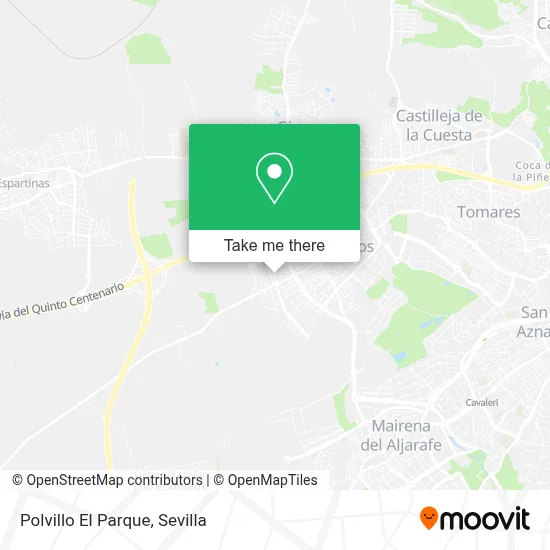 Polvillo El Parque map