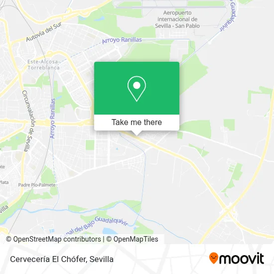 Cervecería El Chófer map