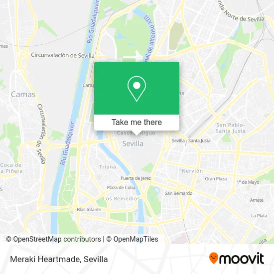 Meraki Heartmade map