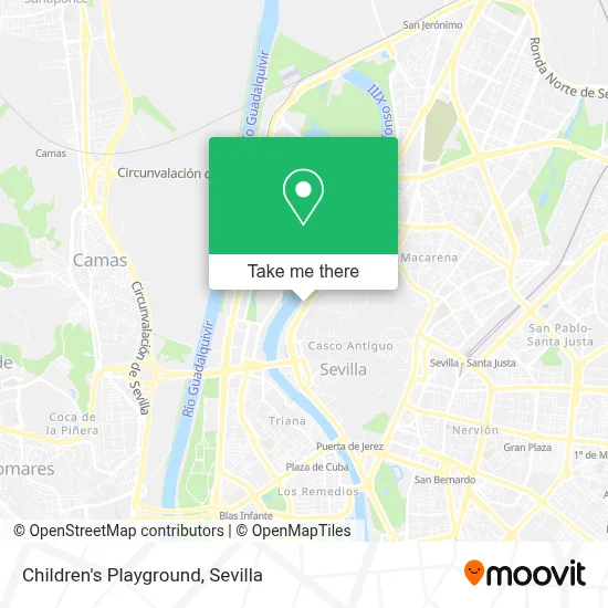 Parque Infantil map