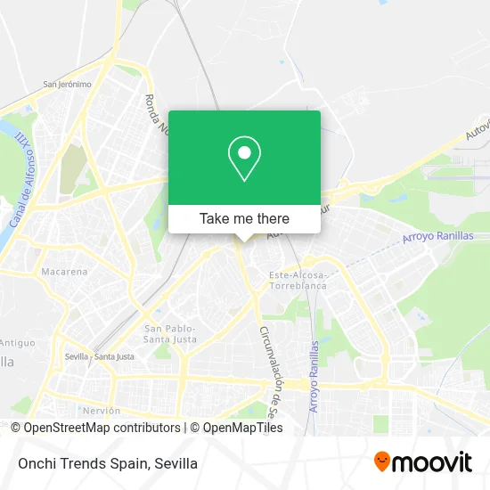 Onchi Trends Spain map