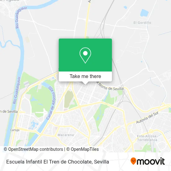 Escuela Infantil El Tren de Chocolate map