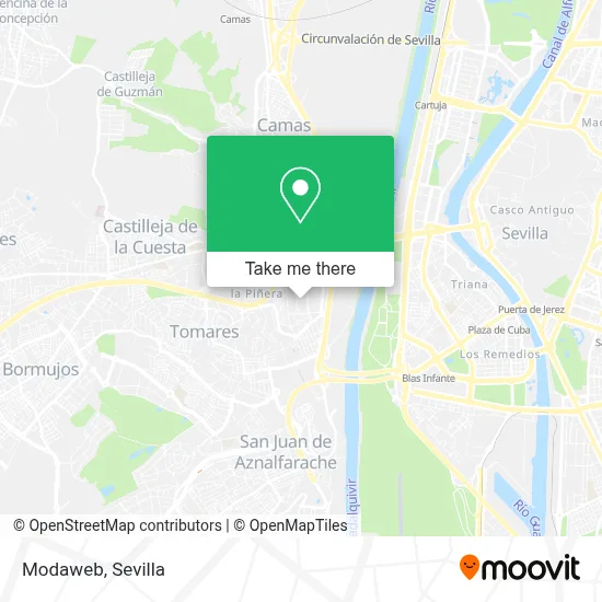 Modaweb map