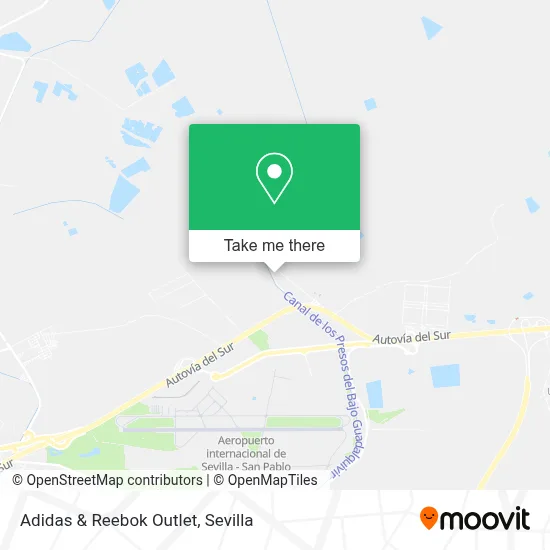 Adidas & Reebok Outlet map