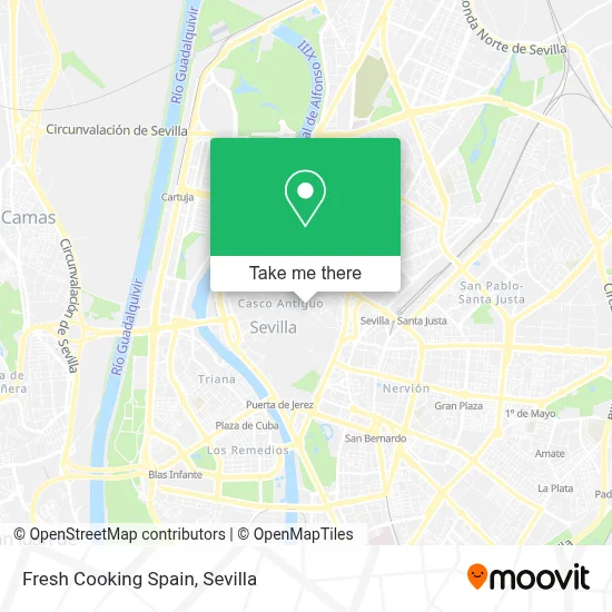 Fresh Cooking Spain map