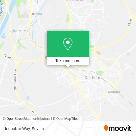 Icecobar Way map