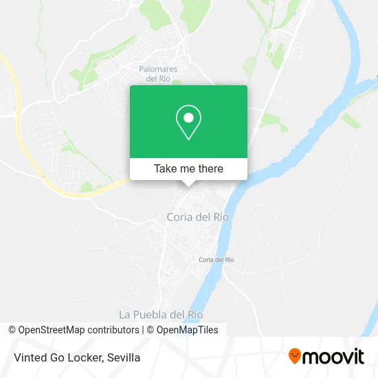 Vinted Go Locker map