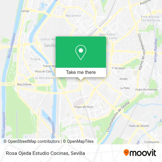 Rosa Ojeda Estudio Cocinas map