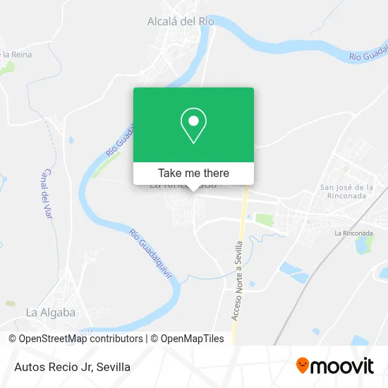 Autos Recio Jr map