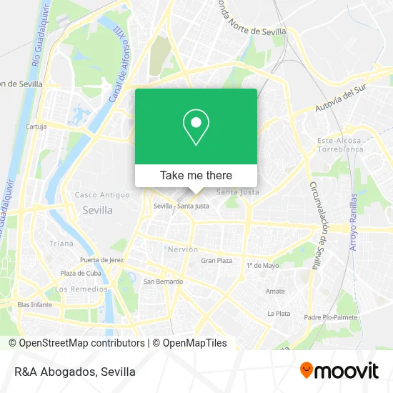 R&A Abogados map