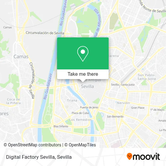 Digital Factory Sevilla map