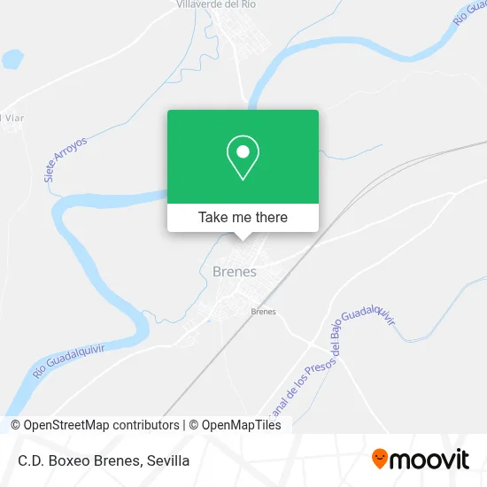 C.D. Boxeo Brenes map