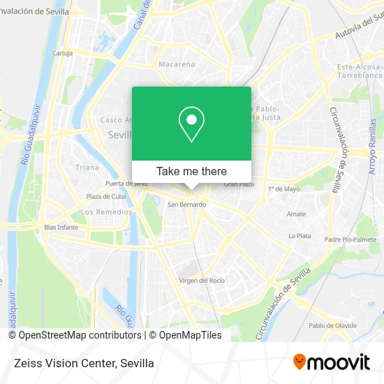 Zeiss Vision Center map