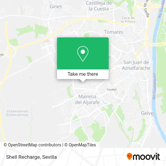 Shell Recharge map