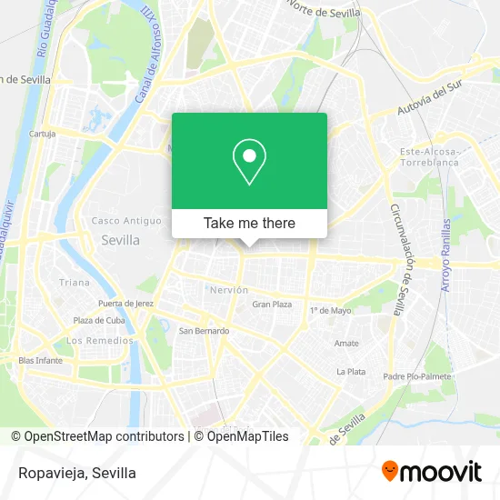 Ropavieja map