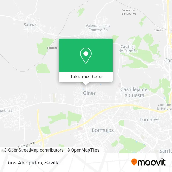 Ríos Abogados map