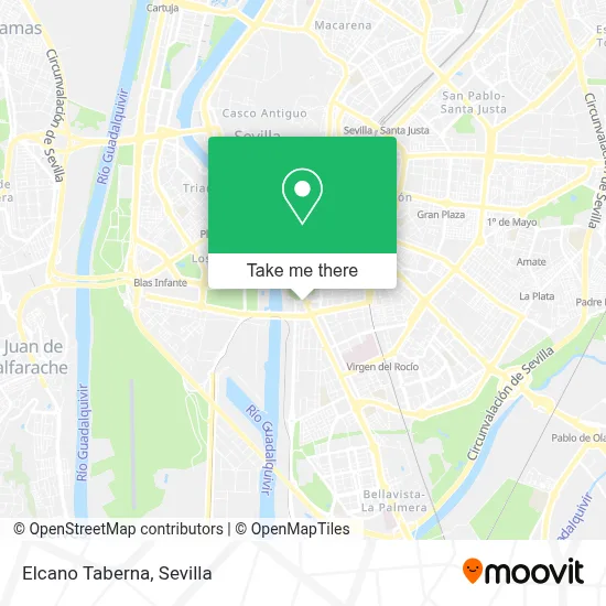 Elcano Taberna map
